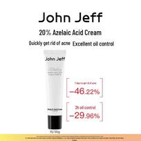 John Jeff 20% azelaino rūgšties kremas nuo spuogų ir riebios odos