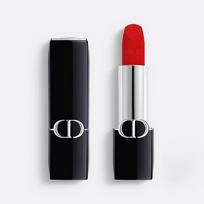 Dior Rouge Dior 999 Velvet Matte Lūpdažis, Ikoniškas Raudonas Ilgai Išlaikantis Lūpdažis 3.5g raudona