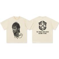 2026 Cristiano Ronaldo Neymar Amerikietiško futbolo žvaigždės spaudinys Medvilniniai trumparankoviai marškinėliai Unisex drabužiai Spaudinys Madingi Oversize marškinėliai Y2K 4XL