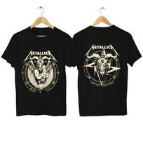 Roko Grupė Metallica Vyriški Moteriški Medvilniniai Marškinėliai Su Albumo Grafika 2026 Nauji Vasaros Pavasario Moteriški Oversized Hiphop Y2k Mados Marškinėliai 4XL