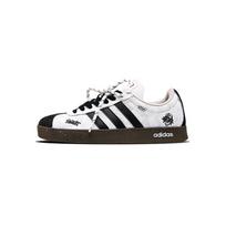 Adidas Vl Court Classic Speckle Abrasion Resistant Low top German Army Trainers Unisex Black White JS3003(Team839VSpeckle) 35⅔