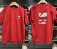 Prabangūs Kodak trumpomis rankovėmis vyriški vasariniai madingi marškinėliai Trend Oversized Gatvės medvilniniai su spauda Kvėpuojantys Trend stiliaus patogūs Tee 4XL