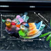 Floating Mandarin Ducks Water Feature for Garden Ponds Contact for Custom or Bulk Orders