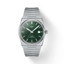 Tissot Stainless Steel Green Dial Men's Fashion Watch T137.407.11.091.00 žalia