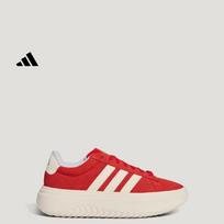 Adidas GRAND COURT PLATFORM Storas padas Batai Laisvalaikio sportbačiai Moteriški Adidas KJ2065 35.5 raudona