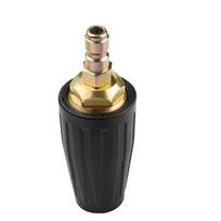Slėgio plovimo antgaliai turbo purkštukas 4000psi maks. besisukantis slėginės plovimo antgalis su 1/4 colio greitu juoda