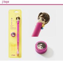 BTS simbolių figūros oficialus prekių dantų šepetėlio magnetinio laikiklio rinkinys (RM,Jin,SUGA,JiMin,J-hope,V,JungKook) J-hope