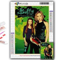 Visas 5D „pasidaryk pats“ deimantinis paveikslas „Buffy the Vampire Slayer“ 5D deimantinis paveikslas Full Round 20X30CM