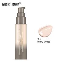 MusicFlower Primer Light Shade Drėkinamasis odos priežiūros skystas pagrindas Minkštas ir sunkiai nuvalomas makiažas #1
