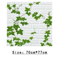 3/5/10 vnt. 70X77cm Tapetai Lipni miegamojo šilta 3d trimačio fono siena Vaikų kambario vandeniui atsparūs animaciniai lipdukai 3pcs 70*77cm