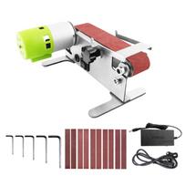 Horizontalus mini diržinis šlifuoklis elektrinis šlifavimo poliravimo šlifavimo įrankis šlifuoklis UK Plug & With Standard Accessory Kit
