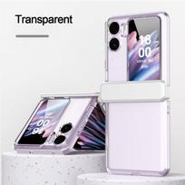 Dėklai For Oppo Find N2 Flip Dėklas su vyriu Visiškas apsaugos dėklas su vyriu Itin plonas kietas PC telefono dangtelis For For Oppo Find N2 Flip 5g Capa ForOPPO Find N2 Flip skaidri