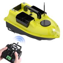 GPS žvejybos masalo valtis su 3 jauko talpykla Automatinė jauko valtis su 400–500 m nuotoliniu nuotoliu 5200mAh juoda