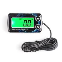 Skaitmeninis variklio sukimosi valandų matuoklis Tachometro matuoklis Variklio RPM LCD ekranas, transporto priemonės techninės priežiūros įspėjimas, skirtas automobilio motociklo eigos varikliui motociklo valties keturračio varikliui English Manual