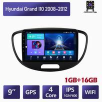 Belaidis Android automobilio radijas Carplay skirtas Hyundai Grand I10 2008-2012 Multimedijos vaizdo grotuvas GPS navigacija WIFI 2+32GB 1+16GB