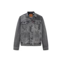 Levis vientos spalvos sagomis užsegamas džinsinis švarkas Vyriški švarkai Pilkas 72334-0396 S