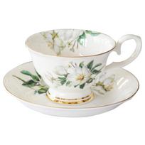4 rinkiniai / partija 200 ml europietiško stiliaus gėlių arbatos puodelis, Bone China kavos puodelio rinkinys, spausdintas keraminis puodelis ir lėkštė, arbatos gaminimo įrankis A