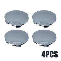 4x 56mm 60mm Automobilio Rato Stebulės Centriniai Gaubteliai ABS Transporto Priemonės Ratų Padangų Centriniai Dangteliai Automobilio Rato Centriniai Gaubteliai Automobilio Padangų Dekoracija sidabras