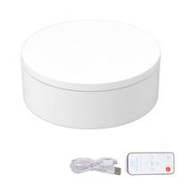 Elektrinis besisukantis padėklas 360 laipsnių, Produktų fotografijos ekranas, Įkraunamas, Nuotolinio valdymo pultas, 3 kg 13cm Diameter