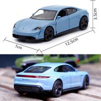 Porsche Taycan Turbo S 5 colių metalinis automobilio modelis Išskirtinis metalinis ir žaislinis transporto priemonės modelis RMZ city 1:36 lydinio modelio gimtadienio dovanos