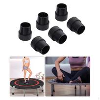 Batuto kojų paminkštinimai Grindų apsauga Juodi Neslystantys antgaliai Apsaugo nuo vibracijos Tylus kilimėlis 6pcs