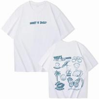 Sabrina Carpenter Short N' Sweet T-Shirts Sabrina Carpenter Merch Harajuku O-Neck  vintage t shirt S