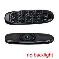 2.4G Belaidė klaviatūra Skraidanti pelė Klaviatūra Mini klaviatūra su IR mokymusi PC Projektoriui TV BOX Nešiojamam kompiuteriui no backlight