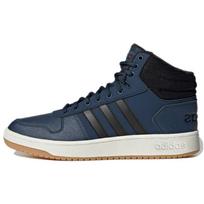Adidas Hoops 2.0 Mid Crew Tamsiai mėlyni su guminiu padu Vyriški kedai Mėlyni Core-Black GZ7939 41⅓ black