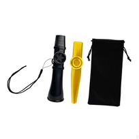 2 vnt. Kazoo Harmonika Unikali Lengvai Grojama Geri Muzikos Instrumentai Žaislai Klavišiniams Pianinui Gitarai juoda