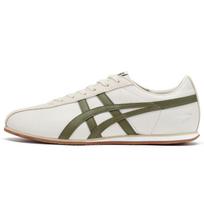 Onitsuka Tiger FB Treneriai Patogūs Retro Odiniai Patvarūs Žemi Laisvalaikio Bėgimo Bateliai Unisex Kelnaitės Smėlio 1183B768-250 41.5