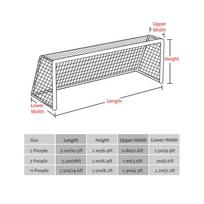 Futbolo vartų tinklas Futbolo atsarginis tinklas Standartinis dydis 10 x 7 pėd.   18 x 7 pėd.   24 x 8 pėd. laukui 5.5m*2.1m