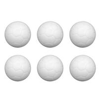 Mini stalo futbolo kamuoliukai 36 mm stalo futbolo kamuoliukai Pakeičiami kamuoliukai Mini balti stalo žaidimo futbolo kamuoliukai Rinkinys 12