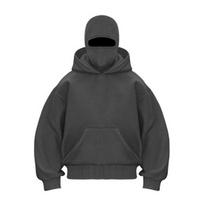 Unisex Balaklava Džemperis su Gobtuvu, Puloveris, Džemperis su Gobtuvu su Slidinėjimo Kauke, Šiltas, Atsparus Vėjui Džemperis su Priekine Kišene Bėgiojimui, Lauko Sportui, Gatvės S tamsiai pilka spalva