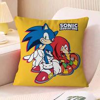 Game S-Sonic The Hedgehog Pillow Gift Home Office Decoration Bedroom Sofa Car Cushion Cover Case 45x45 16x16Inch