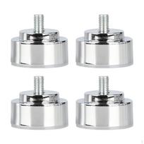 4 vnt. sriegiuotos lovos rėmo kojelės, stalo kojelės, reguliuojamos tvirtos sofos metalinės baldų kojelės Argent 3cm