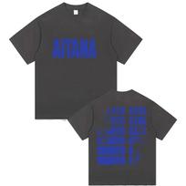 Dainininkės Aitana Cuarto Azul Tour 2026 spausdinti marškinėliai vyrams, moterims, hip-hop'o gerbėjams, trumpomis rankovėmis, medvilniniai marškinėliai 4XL
