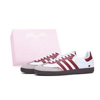 Adidas Originals SAMBA OG German Army Trainers Unisex White Red Brown B75806(Team943-SBOX) 45⅓