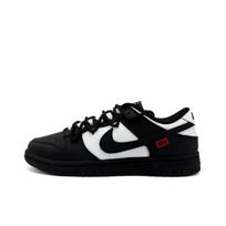 Nike Dunk Raudono Atspalvio Monologas Žemi Krepšinio Batai Vyriški Juodi Balti IO7606-010(Team471-) 40.5