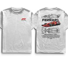 Ferrari Scuderia F1 Marškinėliai Vyrams Gatvės Hip Hop Laisvalaikio Medvilniniai Gatvės Hip Hop Dydeli Y2k Trumpomis Rankovėmis Moteriški Vyriški Drabužiai 4XL