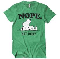 Officially Licensed Peanuts - Nope. Not Today Mens T-Shirt M