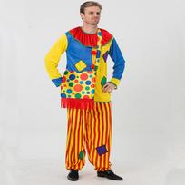 Karnavalas suaugusiems Helovino klounams Cosplay kostiumas Vakarėlis Pasirodymas Klouno aprangos kostiumas Drabužiai Cloth+pants įvairiaspalvis
