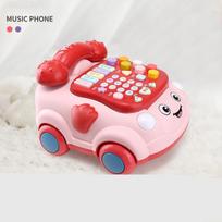 Kūdikių ankstyvojo ugdymo modeliavimas Telefonas Automobilis Vaikai Vilkite Mažyliai Muzikiniai Žaislai Galvosūkiai Mokymasis Fiksuotas berniukų ir mergaičių žaislai