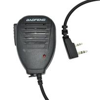 2 vnt Baofeng radijo rankinio mikrofono garsiakalbis MIC, skirtas Walkie Talkie BF-888S UV-5R nešiojamasis dvipusis radijas UV 5R BF-888S PTT ausinių priedai 1PC juoda