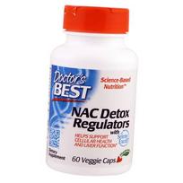 Acetilcisteinas detoksikacijos proceso reguliavimui, NAC Detox Regulators, Doctor's Best 60 kaps. (70327006) 60vcaps