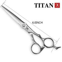 TITAN Profesionalios plaukų žirklės Barber Cut 6,0 colių kirpimo įrankis