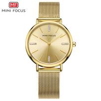 Top Luxury With Box MINI FOCUS Brand Women's Watch Fashion Waterproof Ladies Quartz Watches