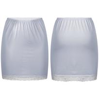 Vasaros kasdieninis mini sijonas moterims, bazinis sijonas, apatinis sijonas, pusiau sijonas, pasijonis, apatinis sijonas S pilka