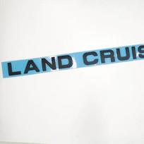 „Land Cruiser“ priekinio variklio dangčio galinio bagažinės automobilio logotipo emblemos lipduko ženklelis juoda