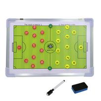 1 rinkinys futbolo sausai trinamos treniravimo rezultatų lentos su trinamu rašikliu, profesionalus trenerių žymeklis, treniruočių rašymo planšetė futbolui, teisėjui, taktinis žalia