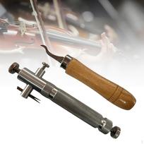2 dalių smuiko valymo įrankis Medžio projektas Luthier įrankių rinkinys Nešiojamas Inlay skirtas sidabras